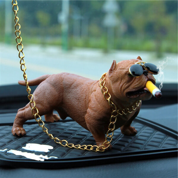 Domin8R Bulldog Car Dashboard Companion